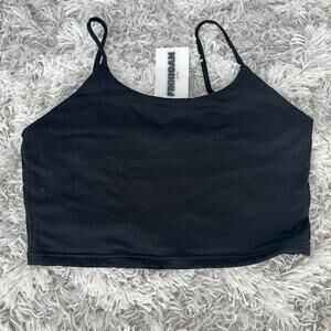 REORIA Black Cropped Tank Top